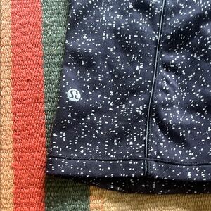 Lululemon Black Speckled 3-Quarter Zip Pullover